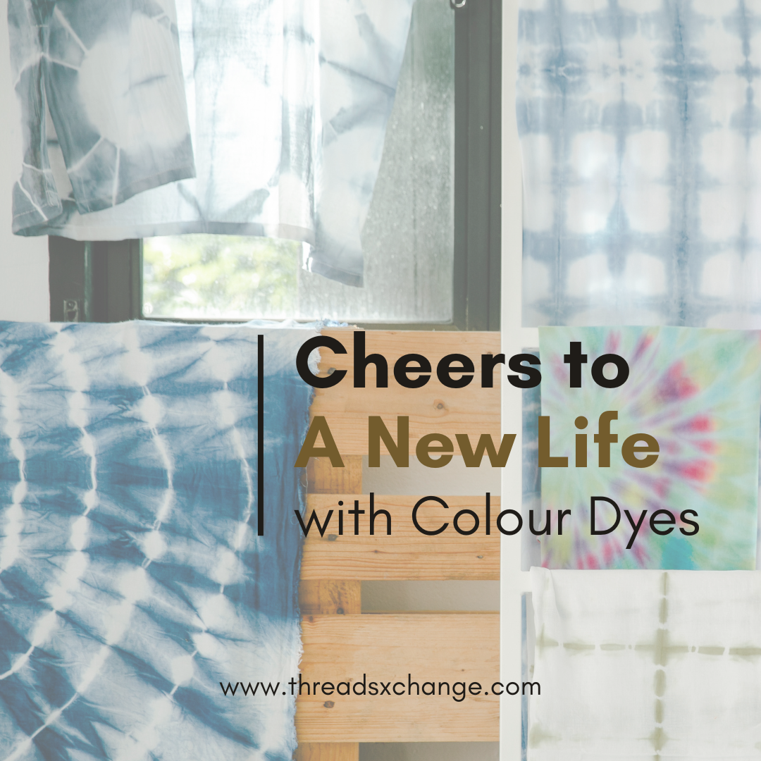 Cheers to a new life with colour dyes